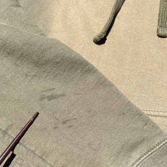 Men's Bird's Surf Shed Hoodie Green Logo NO SIZE Beach Surf CA San Diego Wax - Picture 6 of 13